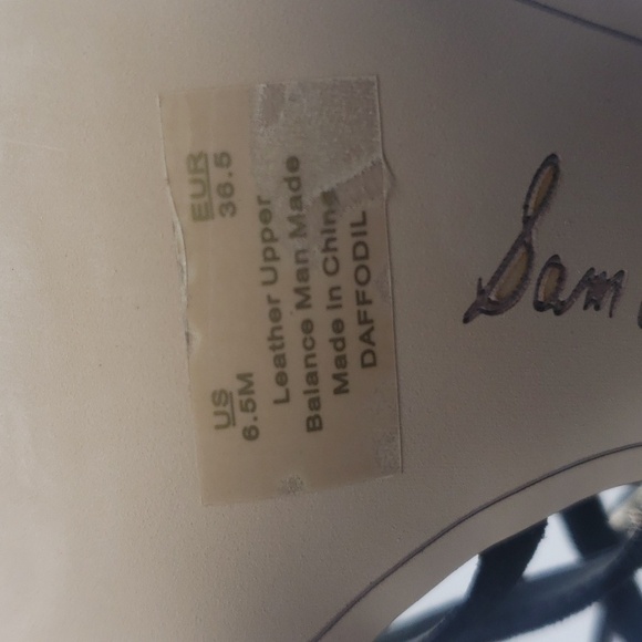 567- Sam Edelman Daffodil Black Suede  Size 6 1/2 M NWT - Picture 12 of 13